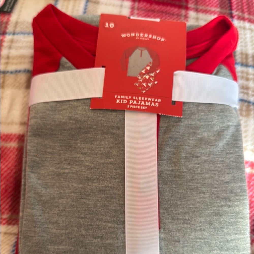 Wondershop Red and Gray Kid Pajamas